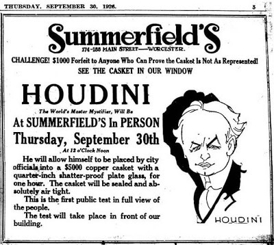national magic day houdini coffin test