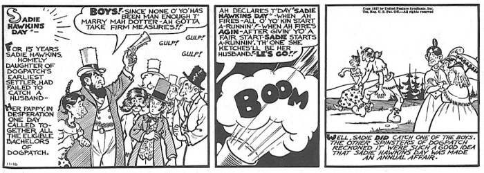 Sadie_Hawkins_Day origin lil abner comic strip