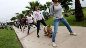 guinness book of world records skateboarding dog tunnel