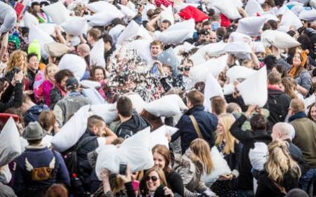 international pillow fight day