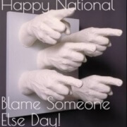 national blame someone else day