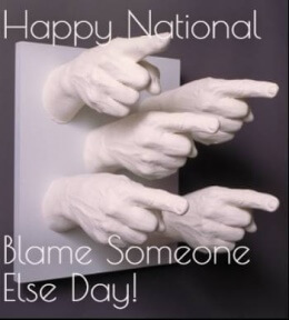 national blame someone else day