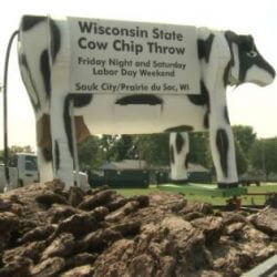 wisconsin state cow chip throw
